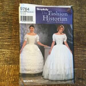 Simplicity Sewing Pattern 9764 Misses Crinoline Hoop Skirt Petticoat 6-12 UNCUT